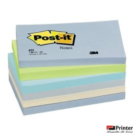 Bloczek 76x127 pal.MINERAL 655ML (6) POST-IT 3M