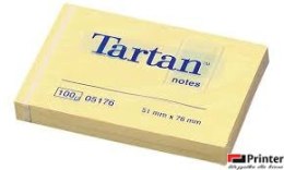 Bloczek TARTAN 05176 51*76 żół 3M