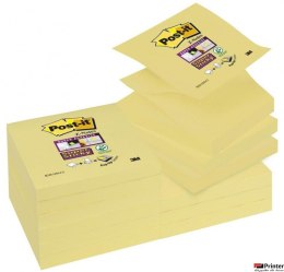 Bloczek_samoprzylepny POST-IT_ Super sticky Z-Notes (R330-12SS-CY), 76x76mm, 1x90 kart., żółty