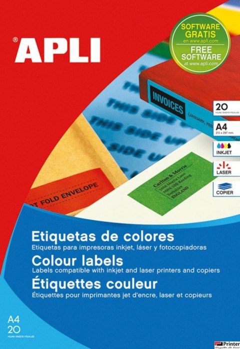 Etykiety 01592 70*37 niebiesk ie APLI (480)