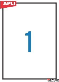 Etykiety 02878 210*297 żółte fluor APLI (20)