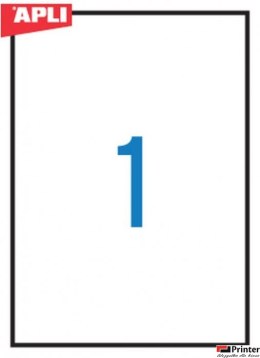 Etykiety 10819 210*297 (25) permanentne APLI