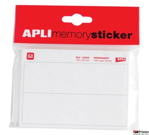 Etykiety-blocz.AP12553 100*30 100szt APLI (X)