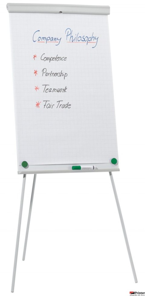 Flipchart na trójnogu , 68x105cm, tablica suchoś. -magn., typu Q-CONNECT KF10850