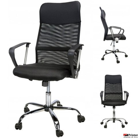 Fotel biurowy CORFU 2 czarny 23023631-05