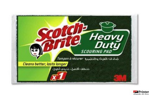 Gąbka do zmywania SCOTCH BRITE, uniwersalna, do szorowania, zielona