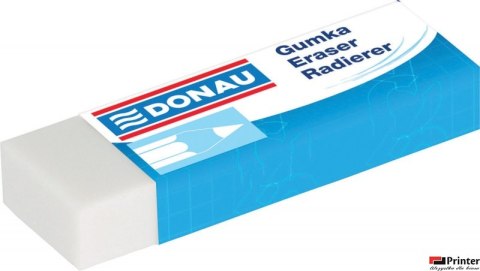 Gumka uniwersalna DONAU, 62x21x11mm, biała 7304001PL-09