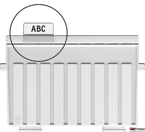 Indeksy do przekładek HAN KARTEI, PVC transparentne 9001-00