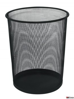 Kosz na pap.met.czarny Q-CONNECT KF00871 19L