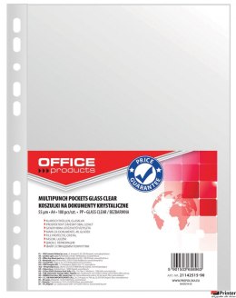 Koszulki na dokumenty , PP, A4, krystal, 55mikr., 100szt., typu OFFICE PRODUCTS 21142515-90