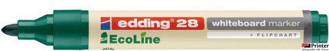 Marker EDDING do tablic ekologiczny okrągła końcówka zielony 28/004/zi ed (X)