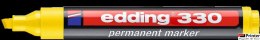 Marker EDDING permanentny ścięta końcówka 1-5mm żółty 330/005/z ed