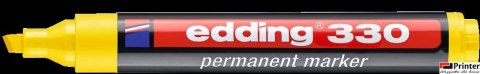 Marker EDDING permanentny ścięta końcówka 1-5mm żółty 330/005/z ed
