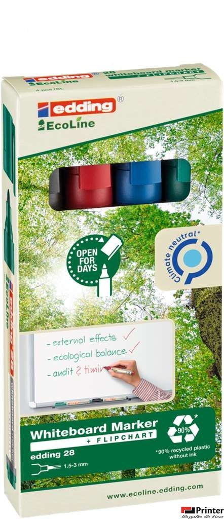 Marker WHITEBOARD eko 4 kol. 28/4S EDDING (X)