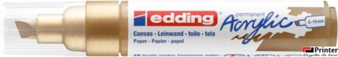 Marker akrylowy 5-10 mm matowe bogate złoto 5000/924/ZL Edding