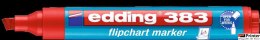 Marker flipchart ścięty 1-5mm czerwony EDDING 383/002/CZ
