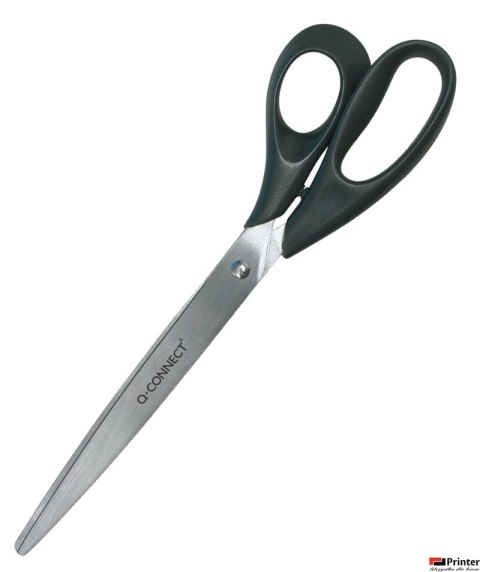 Nożyczki biurowe Q-CONNECT, klasyczne, 25,5cm, czarne