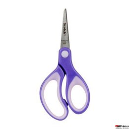 Nożyczki szkolne SCOTCH_ (1442P), zaokrąglone, 12cm, zielone i fioletowe