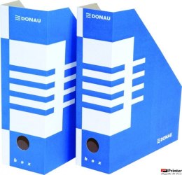 POJEMNIK NA DOKUMENTY KARTON ŚCIĘTY A4/80MM 7649001-10 niebieski