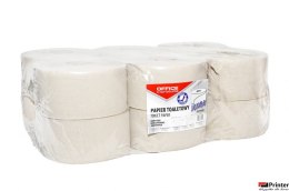 Papier toaletowy makulaturowy Jumbo, 1-warstwowy, 120m, 12szt., szary, typu OFFICE PRODUCTS 22046159-10