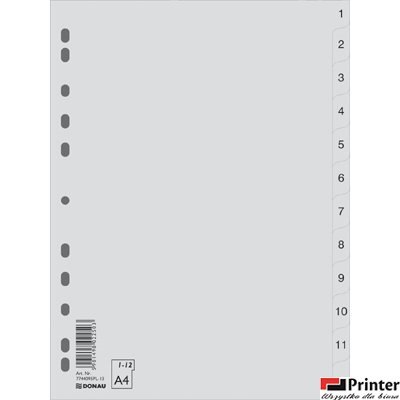 Przek.A4 1-12 PP szar. 7744095 PL-13 DONAU B470412.00