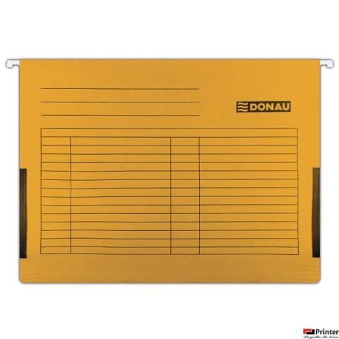 Teczak zaw.A4 pomar.z boczkami płóciennymi 7420905-12 DONAU