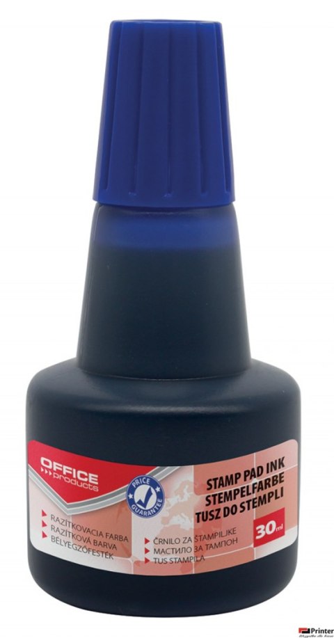 Tusz do pieczątek OFFFICE PRODUCTS, 30ml, niebieski 18143011-01