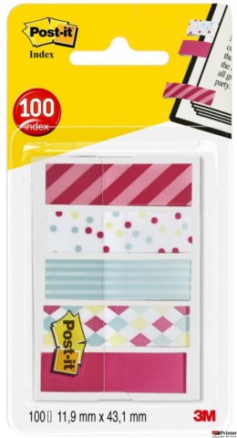 Zakładki_indeksujące POST-IT_ Mini (684-CAN5), PP, 11,9x43,2mm, 5x20 kart