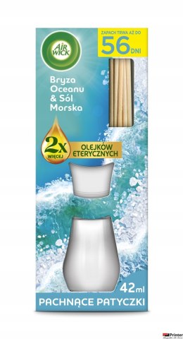 AIR WICK Odświeżacz pachnące patyczki 42ml Bryza Oceanu & Sól Morska 8987