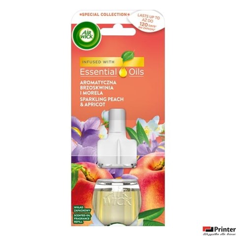 AIR WICK odświeżacz Elektryczny wkład 19 ml Brzoskwinia & Morela 05437