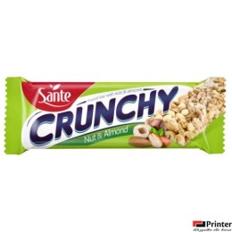 Baton musli Crunchy z orzechami i migdałami 35g SANTE