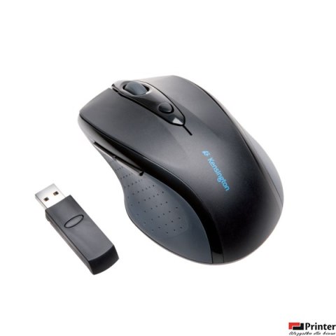 Bezprzewodowa mysz Kensington Pro Fit, pełnowymiarowa, czarna K72370EU