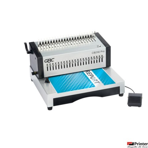Bindownica profesjonalna grzbietowa elektryczna GBC CB25E Pro, dziurkowanie 25, bindowanie 500 kartek_4410038