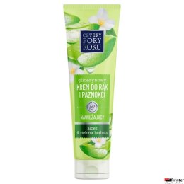 CZTERY PORY ROKU Krem nawilżający do rąk i paznokci Aloes i Zielona Herbata 130ml