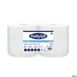 Czyściwo papierowe BULKYSOFT Classic, 2 warstwy, kolor biały, celuloza, długość 405m (2 szt.) 55103
