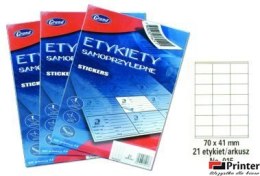 Etykiety samoprzylepne 70x41 mm GRAND 150-1042 No. 015 (100ark)