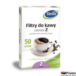 Filtr papierowy do ekspresu rozmiar 2 50szt. STELLA 03365