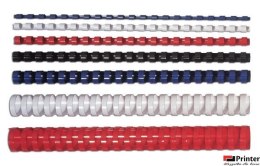 Grzbiety plastikowe 25mm czarne 53485 (50) FELLOWES