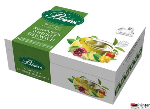 Herbata BIFIX kompozycja 6 smaków zielona 60kopert