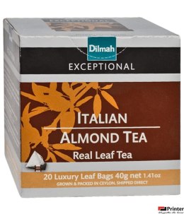 Herbata DILMAH PIRAMID Exceptional Italian Almond Box 20t*2g
