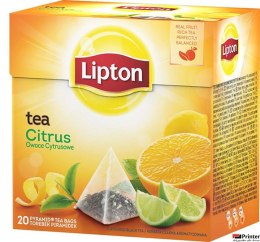 Herbata LIPTON PIRAMID CITRUS owoce cytrusowe 20t