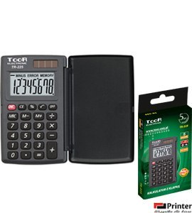 Kalkulator TOOR TR-225, 8 pozycyjny, kieszonkowy z klapką 120-1856
