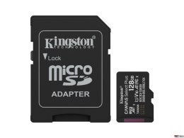 Karta pamięci Canvas Plus Gen3 MicroSD + adapter 128GB Kingston