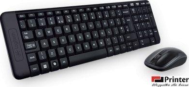 Klawiatura + mysz LOGITECH MK220 czarna 920-003161 bezprzewodowa zestaw