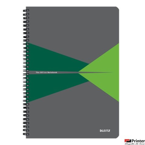 Kołonotatnik OFFICE A4 kratka zielony 46471055 LEITZ