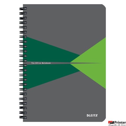 Kołonotatnik OFFICE A5 kratka zielony 44581055 LEITZ