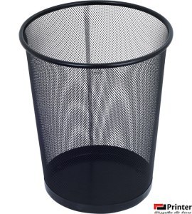 Kosz na papier siatka 19l czarny GRAND siatka 120-1332