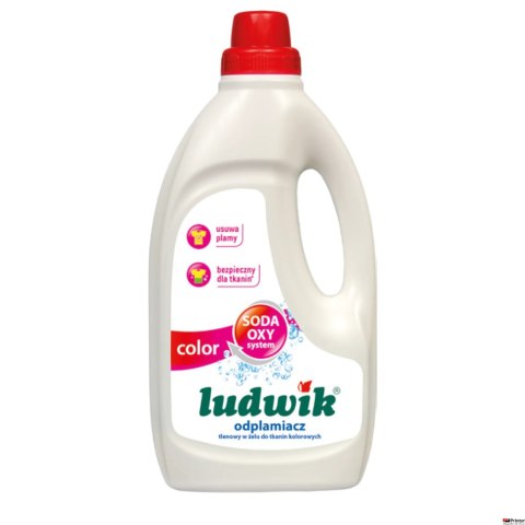 LUDWIK Odplamiacz tlenowy OXY system w żelu do tkanin kolorowych 1L 21467 (zamiennik dla Vanish)