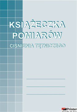 M-910-5 Książeczka pomiarów ciśnienia tętniczego 32k A6 offset MICHALCZYK I PROKOP