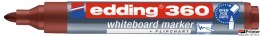 Marker do tablic okrągła końcówka 1,5-3 mm brązowy Edding 360/007/BR